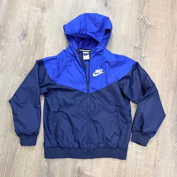 Nike Windrunner Hooded Jacket Kids Medium - Picture 1 of 8